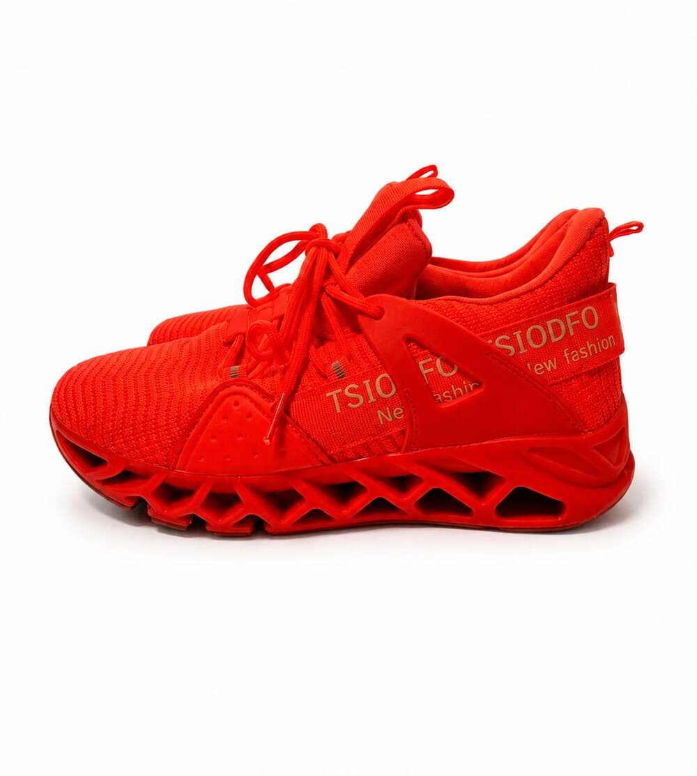 New Fashion Neon Orange Athletic Sneakers Size 6.5/EUR 37.5